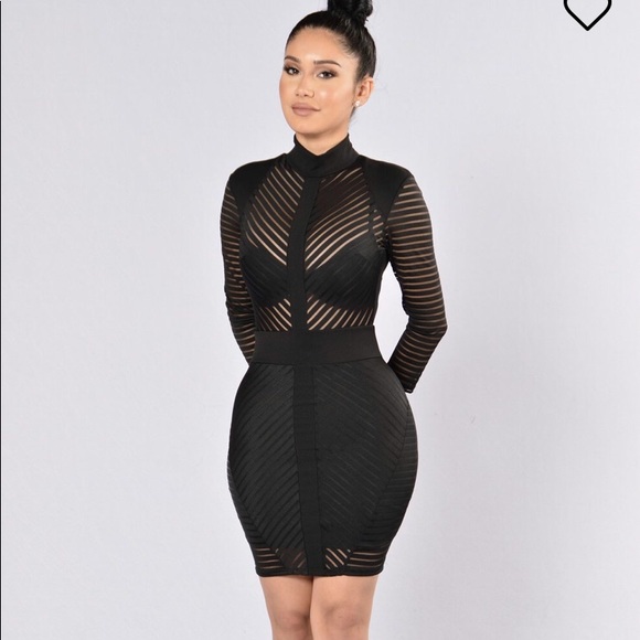 Black dress from Fashion Nova - Picture 3 of 3